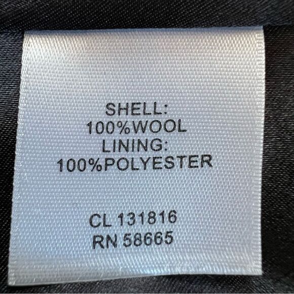 Classiques Entier 100% Soft Wool Women's Black Career Corpcore Blazer SZ 12 - Picture 7 of 13